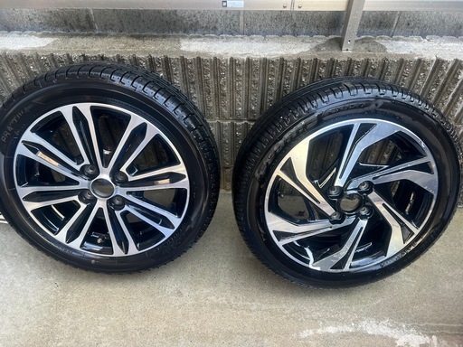 美品 165/55/R15 タイヤ＋ホイールセット2本　トヨタ ルーミー、タンク、ダイハツトール(カスタム) ブリヂストン