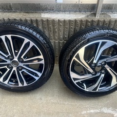 美品 165/55/R15 タイヤ＋ホイールセット2本　トヨタ ...