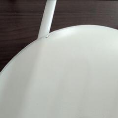 ホワイト スマイリーフェイス ベビーチェア　豆椅子の画像