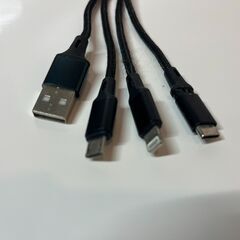 充電ケーブル 3in1 [1.2M ] lighting+Micro+USB Cの画像
