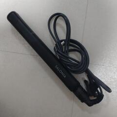 SALONIA ストレートヘアアイロン ブラック 収納ケース付きの画像