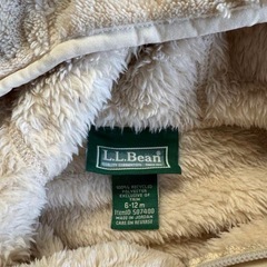L.L.Bean ハイパイル・フリーズ・パンティング　熊　カバーオールの画像