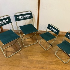 【4脚セット】キャプテンスタッグ アウトドアチェア