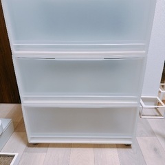 ポリプロピレン収納ケース・引出式・横ワイド・大