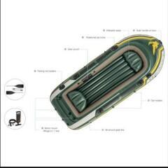 INTEX ゴムボート Seahawk 4 グレーの画像