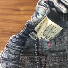 BEBE デニムフリルスカートの画像