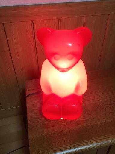 Lumibär ドイツ製熊ランプ赤