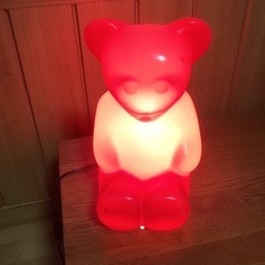 Lumibär ドイツ製熊ランプ赤
