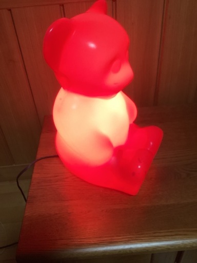 Lumibär ドイツ製熊ランプ赤