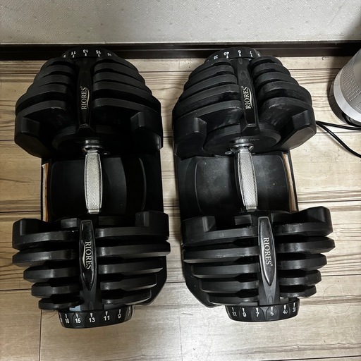 【神奈川であれば持って行きます】可変式ダンベル (5㎏～40㎏)×2個セット