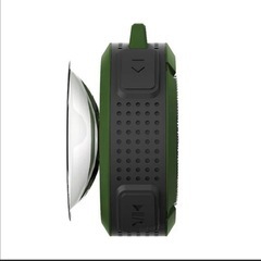 防水　Bluetooth グリーンスピーカー　吸盤　フック付き　ワイヤレスの画像