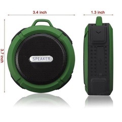 防水　Bluetooth オレンジスピーカー　吸盤　フック付き　の画像