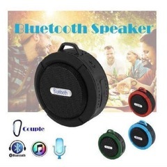 防水　Bluetooth オレンジスピーカー　吸盤　フック付き　の画像