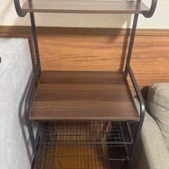 収納カート キッチンカート レンジ棚