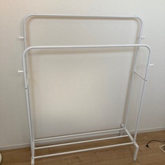 ハンガーラック　白色　大型