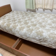 【1週間以内に取りに来られる方限定】シングルベッド（マットレス・...