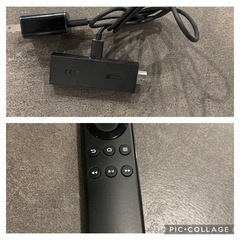 37型テレビ＋サウンドバー＋fire tv stickの画像