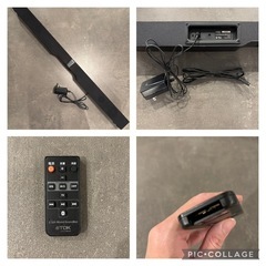 37型テレビ＋サウンドバー＋fire tv stickの画像