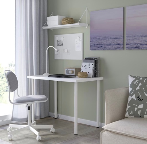 【新品】 LINNMON リンモン ADILS オディリス デスク 白 IKEA