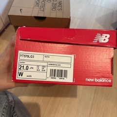 21cm ニューバランススニーカーの画像