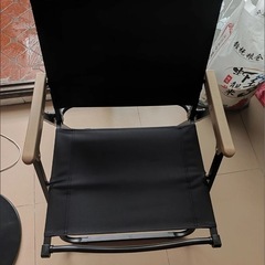 カーミット折りたたみアウトドアチェア 2脚セット黒の画像
