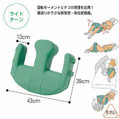 21時受付終了します!Amazonで1万８千円!　体位変換クッション　ライトターン　ほぼ新品の画像