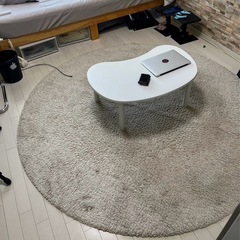 IKEA円形シャギーラグ