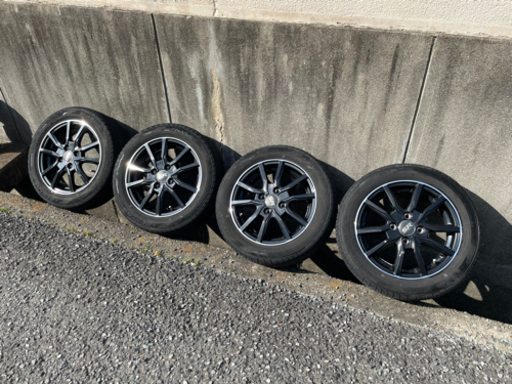 ダンロップ エナセーブ アルミホイル タイヤセット 165/60/14 中古