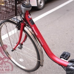 中古電動自転車　パナソニック26インチ　レッドの画像