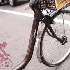 電動アシスト自転車　パナソニック24インチ茶色の画像