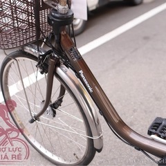 電動アシスト自転車　パナソニック24インチ茶色の画像