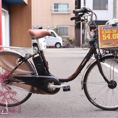 電動アシスト自転車　パナソニック24インチ茶色