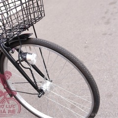 かっこいい自転車　ギア付き　オートライト　27インチの画像