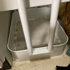 ジャンク品､金属製食器棚