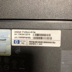 HP probook 4515sの画像