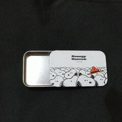 スヌーピーの空き缶　フリスクサイズ　スライド