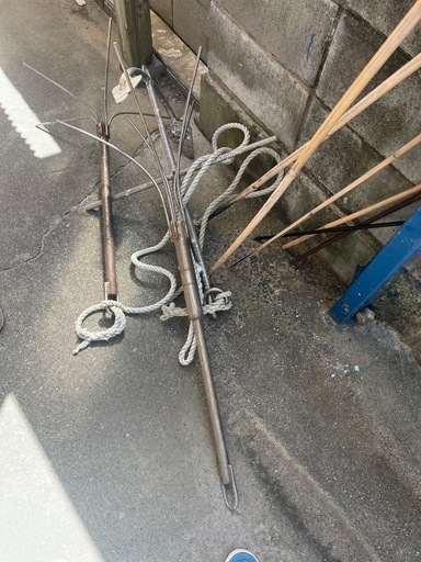 船の碇 アンカー三本 単品も可