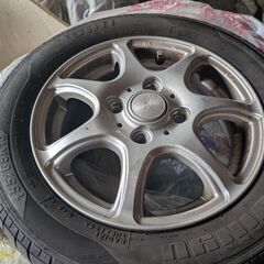 決まりました。155/65R13軽自動車タイヤホイール4本の画像