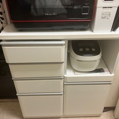 ニトリ　キッチンカウンター　リガーレ　幅80センチの画像