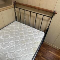 アイアンベッド パイプベッド 【バーグマン Sサイズ 】の画像