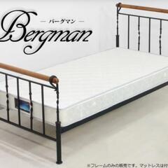 アイアンベッド パイプベッド 【バーグマン Sサイズ 】の画像