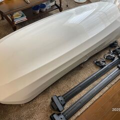 INNO(イノー) WEDGE665 ルーフボックス白   /　80ハリアー用スペース取付フックK781　/エアロスペースバー　XS201/XB115の画像