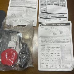 INNO(イノー) WEDGE665 ルーフボックス白   /　80ハリアー用スペース取付フックK781　/エアロスペースバー　XS201/XB115の画像
