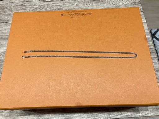 PT999 純プラチナネックレス 6面W 55cm 20g 美品