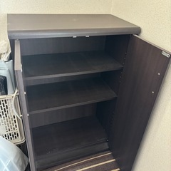 【横浜市旭区 引き取り歓迎】靴棚 シューズラック 高さ96×横63×奥行34cmの画像