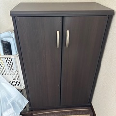 【横浜市旭区 引き取り歓迎】靴棚 シューズラック 高さ96×横63×奥行34cmの画像