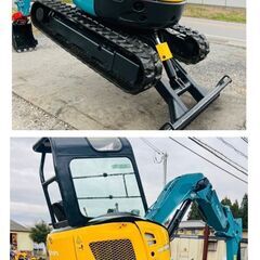 KUBOTA(クボタRX-306E)油圧ショベル ユンボ ● 1237 時間 ● 3Tクラス● ハサミ、バケット付き●倍速付き●4W マルチ●栃木県の画像