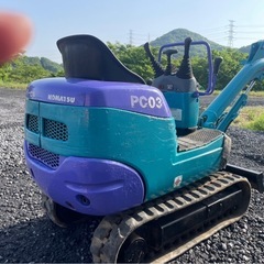 コマツミニユンボの画像