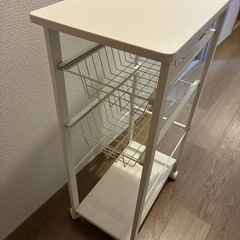 【決定しました】キッチンワゴン キャスター付き