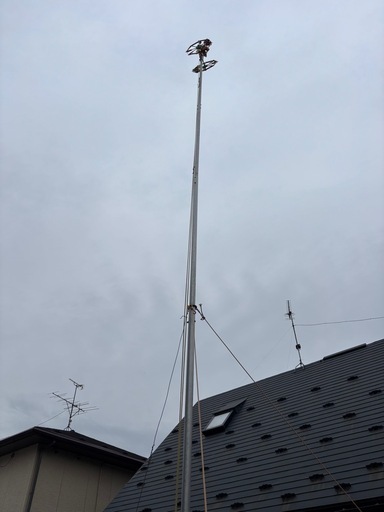 鯉のぼりアルミ10mポール